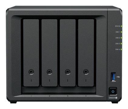 Nas Synology Ds925+ 4Ssd 3,5/2,52 P Giga/2P Usb/1P Esata No Ssd
