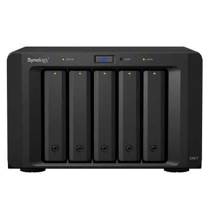 Synology DX517 array di dischi 0 TB Desktop Nero