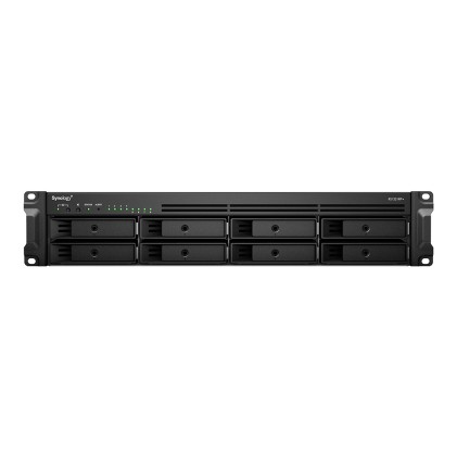 Synology RackStation RS1221RP+ server NAS e di archiviazione Armadio (2U) Ryzen Embedded V1500B 4 GB DDR4 0 TB DiskStation Manager Nero
