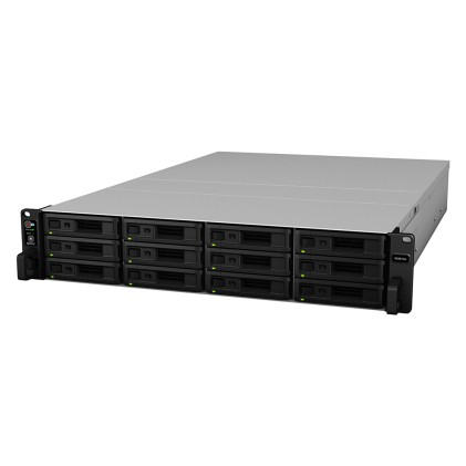Synology RackStation RS3618xs NAS Armadio (2U) Intel Xeon D D-1521 8 GB DDR4 0 TB DiskStation Manager Nero