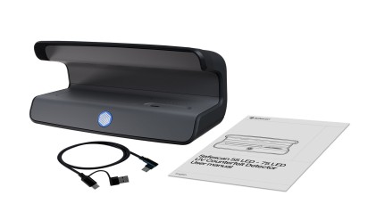 Safescan 131-0722 rilevatore banconote contraffatte Nero