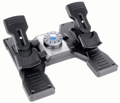 Pedaliera Simulatore Volo Saitek 945-000005 G Pro Rudder Pedals Black