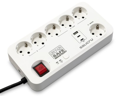 Salicru SPS SAFE MASTER+ Bianco 6 presa(e) AC 230 V 1,4 m