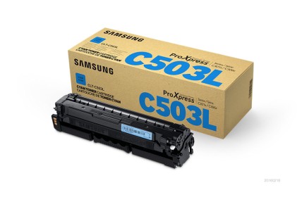 ORIGINALE Samsung toner ciano CLT-C503L SU014A 5000 pagine