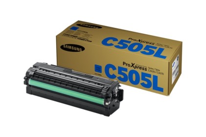 ORIGINALE Samsung toner ciano CLT-C505L SU035A 3500 pagine