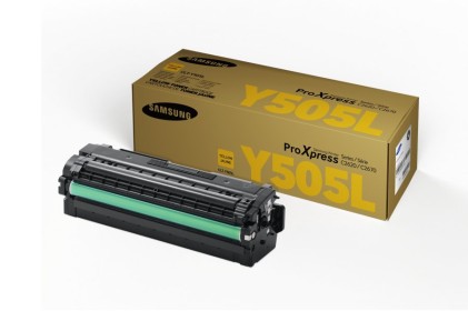 ORIGINALE Samsung toner giallo CLT-Y505L SU512A 3500 pagine