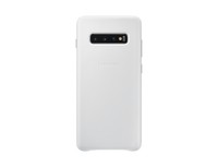 SAMSUNG Leather Cover white S10 Plus