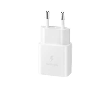 Samsung Travel Adapter Fast Charge 15W Usb-C + Cavo Usb-C White Retail