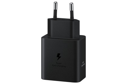 Samsung EP-T4511 Caricabatterie originale 45W Super Fast Charging, Porta USB-C (con Cavo), Nero