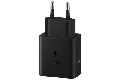 Samsung EP-T4511 Caricabatterie originale 45W Super Fast Charging, Porta USB-C (con Cavo), Nero