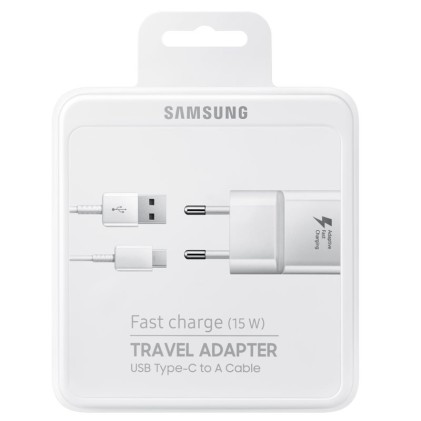 Caricabatterie Usb Samsung Ep-Ta20Ewecgww Fast Charge Wall Charger 15W