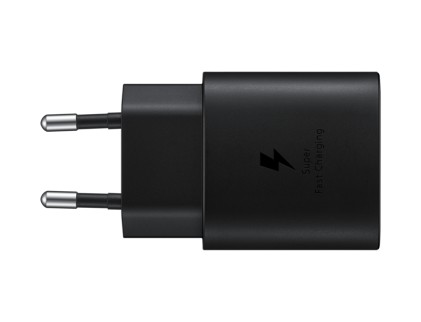 Samsung Alimentatore Super Fast Charging 25W + Cavo Da Usb-C A Usb-C Black