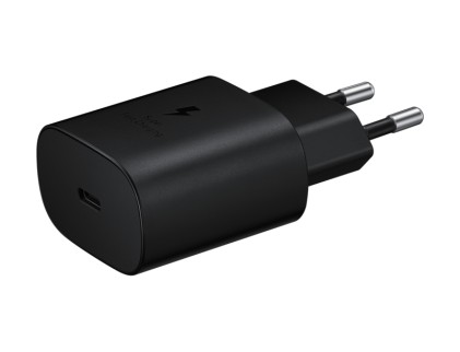 Samsung Alimentatore Super Fast Charging 25W + Cavo Da Usb-C A Usb-C Black