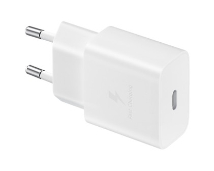 Samsung Caricabatteria Da Rete Super Fast Charging 15W Usb-C+ Cavo Type-C White