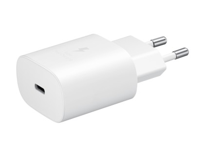 Carica Batteria Samsung Ep-Ta800Xw Fc Usb-C + Cavo 1M Usb-C White