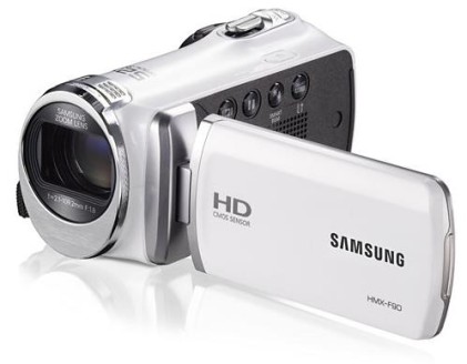 Videocamera Samsung alta definizione HMX-F90 - bianco