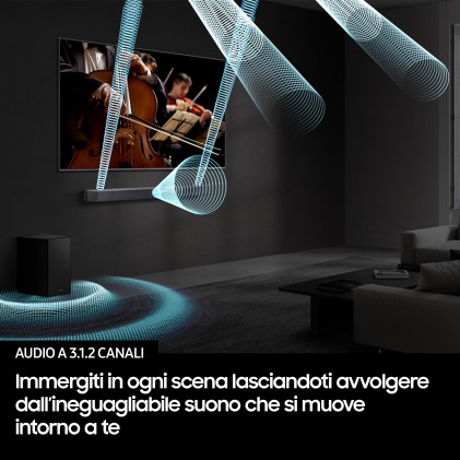 Soundbar Samsung Q Serie Atmos Bt Hw-Q600F 3.1.2 Hdmi