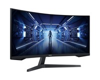 SAMSUNG LC34G55TWWR Odyssey G5 34inch 21:9 UWQHD 3440x1440 250cm/m2 3000:1 1ms 165Hz 1.000R DP HDMI black