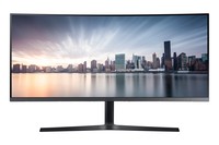 SAMSUNG LC34H890WGRXEN 34inch Curved WQHD 3440x1440 21:9 3000:1 DP/HDMI/USB Type-C PD USB hub 3 port Height-adjustable Black