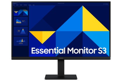 Monitor Samsung Essential S3 24" IPS FullHD 1080p 100Hz Freesync - Risposta 5ms - Angolo di visione 178° - HDMI - VESA 100x100mm
