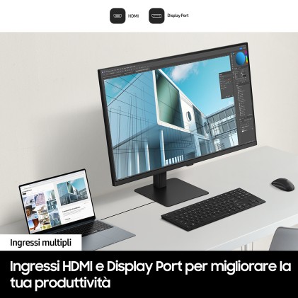 Samsung Monitor HRM ViewFinity S7 - S70D da 27' UHD Flat