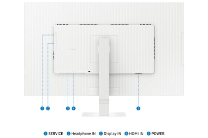 Mon 32Ips 4K Uhd White Hdmi Usbc Ls32D701Eauxen Dp Tilt