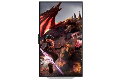 Samsung G80SD Monitor PC 81,3 cm (32") 3840 x 2160 Pixel 4K Ultra HD OLED Argento