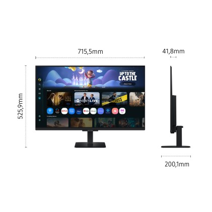 Mon 32 Serie Smart Hdmi Usb Fhd Connet Mobile M50F Aio  Mm