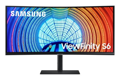 Samsung Monitor HRM ViewFinity S6 - S65UA da 34" WQHD Curvo