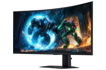 Samsung G75F Monitor PC 101,6 cm (40") 5120 x 2160 Pixel WUHD LCD Nero