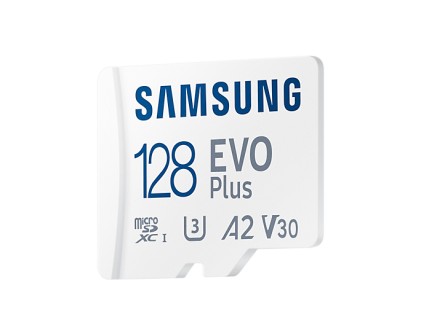 Samsung Scheda di memoria Evo plus 128 GB microSD SDXC U3 classe 10 A2 130 MB/S