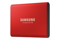 HDX SSD 500GB Samsung Portable T5 red USB3