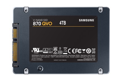 Samsung Ssd Interno 870 Qvo 4Tb Sata 6Gb/S R/W 560/530