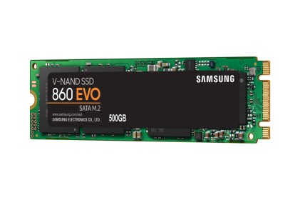 Samsung Ssd 860 Evo M.2 2280 500Gb 2,5 Sata3 Mjx Controller V-Nand Mlc 550/520 Mb/S R/W