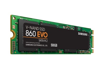 Samsung Ssd 860 Evo M.2 2280 500Gb 2,5 Sata3 Mjx Controller V-Nand Mlc 550/520 Mb/S R/W