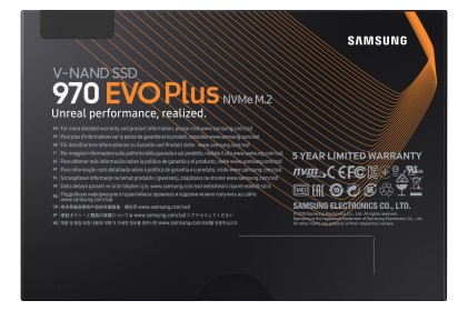Samsung Ssd Interno 970 Evo Plus Crittografato 250 Gb M.2 Nvme 3500/3300Mb/S