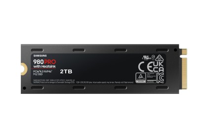 SSD Samsung 980 Pro M.2 2TB NVMe MZ-V8P2T0CW PCIe 4.0 x4 Heatsink