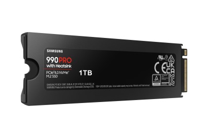 Samsung Ssd Interno 990 Pro 1Tb M.2 Pci-E R/W 7400/6900 Gen 4X4 Con Heatsink