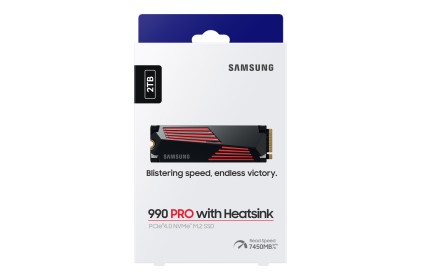 Samsung Ssd Interno 2Tb 990 Pro Pci-E 4.0 Nvme 2,5 6,9-7,4Mbs W/R Con Dissipatore