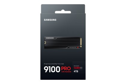 Samsung 9100 PRO Heatsink PCIe 5.0 NVMe M.2 SSD - 4 TB
