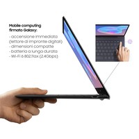 Nb Samsung Galaxy Book S 13.3" W10H I5/8Gb/512Gb/Fhd-Lcd/Wifi/Grey