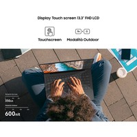 Nb Samsung Galaxy Book S 13.3" W10H I5/8Gb/512Gb/Fhd-Lcd/Wifi/Grey