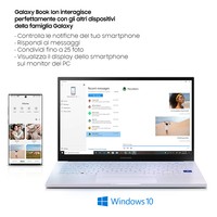 Samsung Nb Book Ion I5-10210 8Gb 256Gb Ssd 13,3 Win 10 Home