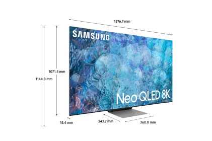 Tv Samsung Qe85Qn900Atxzt Serie 9 Neo Qled 8K 2021 Frost Silver
