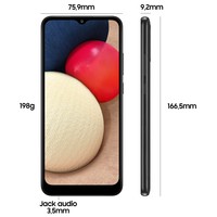 Sm Samsung Galaxy A02S Black 6,5" 3+32Gb Ds Ita