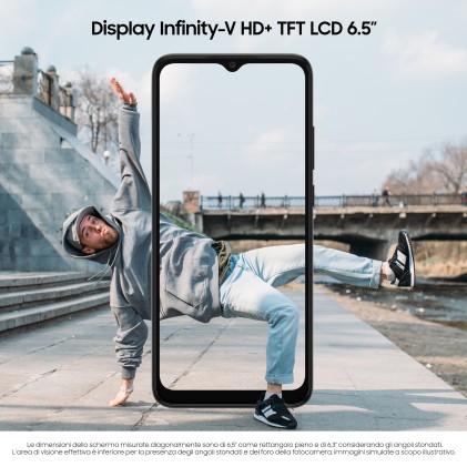 Sm Samsung Galaxy A03 Black 6,5" 4+64Gb Ds Ita