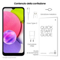 Sm Samsung Galaxy A03S Blue 6,5" 3+32Gb Ds Ita