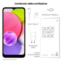 Sm Samsung Galaxy A03S Black 6,5" 3+32Gb Ds Ita
