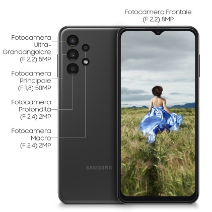 Sm Samsung Galaxy A13 Black A137 6,6" 4+64Gb Ds Ita