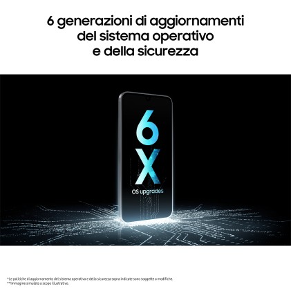Samsung Galaxy A17 5G, Android 15, Display sAMOLED 6.7", 8GB RAM, 256GB, Batteria 5.000 mAh, Resistenza IP54, Memoria espandibile fino a 2TB, Black
